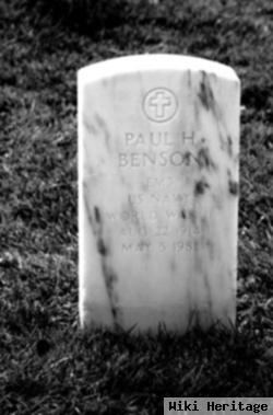 Paul H Benson