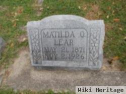 Matilda O. Siebert Lear