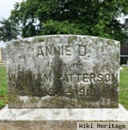 Annie D Dicks Patterson