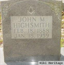 John Mitchell Highsmith