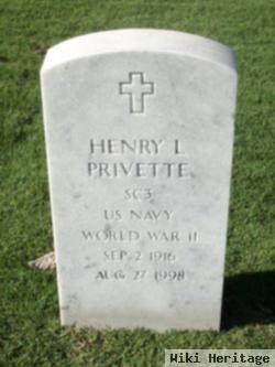 Henry L Privette