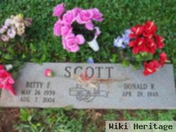 Betty F Scott