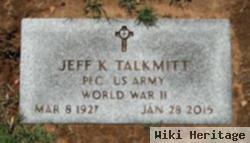 Jefferson K. "jeff" Talkmitt