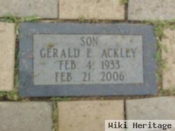 Gerald Eldon "jerry" Ackley