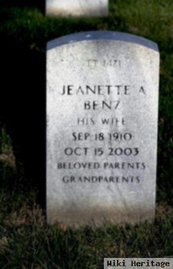 Jeanette A Benz