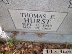 Thomas F Hurst