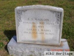 Sarah L. Marks Mauldin