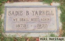 Sadie B Yarnell