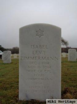 Isabel Levy Zimmerman