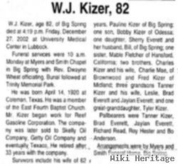 W. J. Kizer