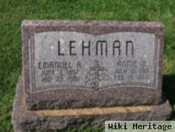 Emanuel A. Lehman