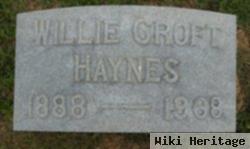 Willie Croft Haynes