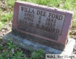 Willa Dee "willie" Ford