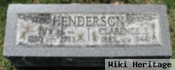 Clarence E Henderson