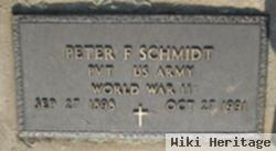 Peter F Schmidt