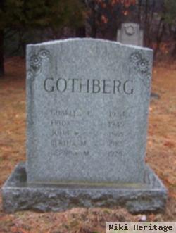 Bertha M Gothberg