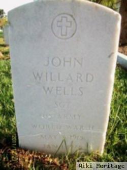 Sgt John Willard Wells