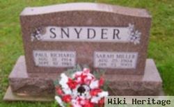 Sarah Ann E. Miller Snyder