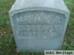 Martha A Freeman Ridgeway