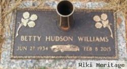 Betty Hudson Williams