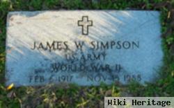 James W Simpson