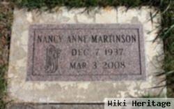 Nancy Anne Martinson