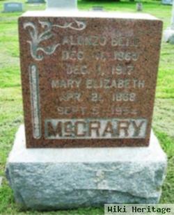 Mary Elizabeth Mcmillian Mccrary