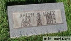 Ralph W. Oney