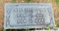 Etta Webb Hayes