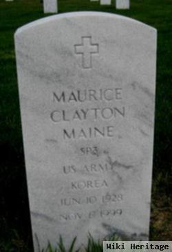 Maurice Clayton Maine