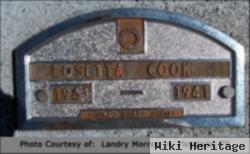 Rosetta Cook