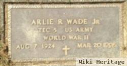 Arlie R Wade, Jr