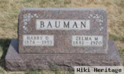 Harry D Bauman