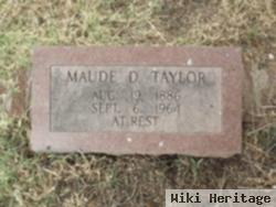 Maude Mae Dement Taylor