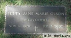 Betty Jane Marie Borman Olson