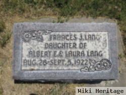 Frances J. Lang