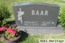 Edward F. "eddie" Baar