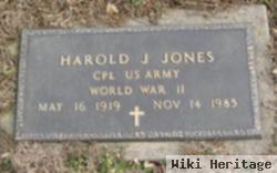 Harold J Jones