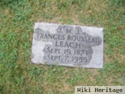 Mrs Frances Leach