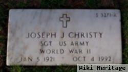 Joseph J Christy