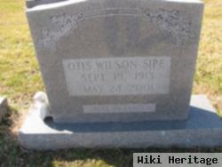 Otis Wilson Sipe