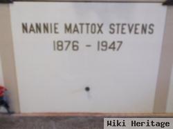 Nannie Mattox Stevens