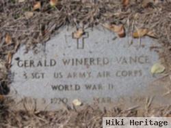 Gerald Winfred Vance