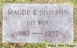 Maude E Simpson Mathews