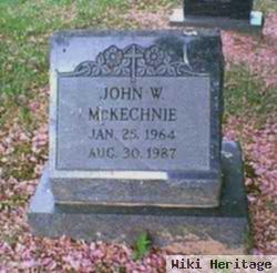 John W Mckechnie