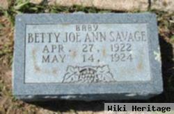 Betty Joe Ann Savage