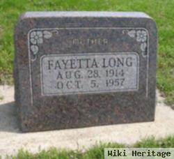 Fayetta Long