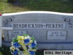 Alice N. "pickens" Hendrickson