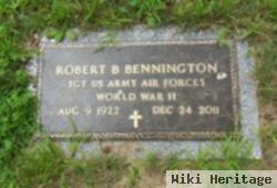 Sgt Robert B Bennington