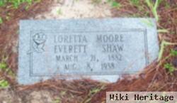 Loretta Moore Everett Shaw